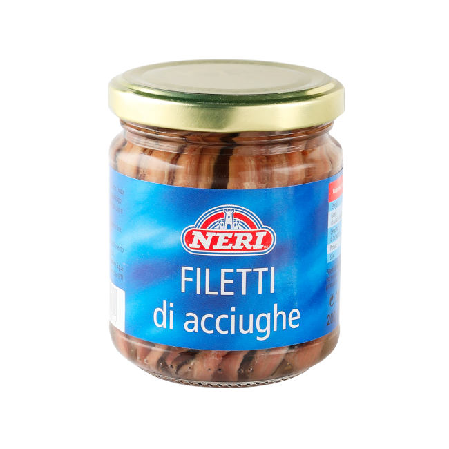 Filetti di acciughe in olio